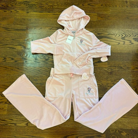 Juicy couture x Hello kitty and Friends x forever 21 pink my melody tracksuit